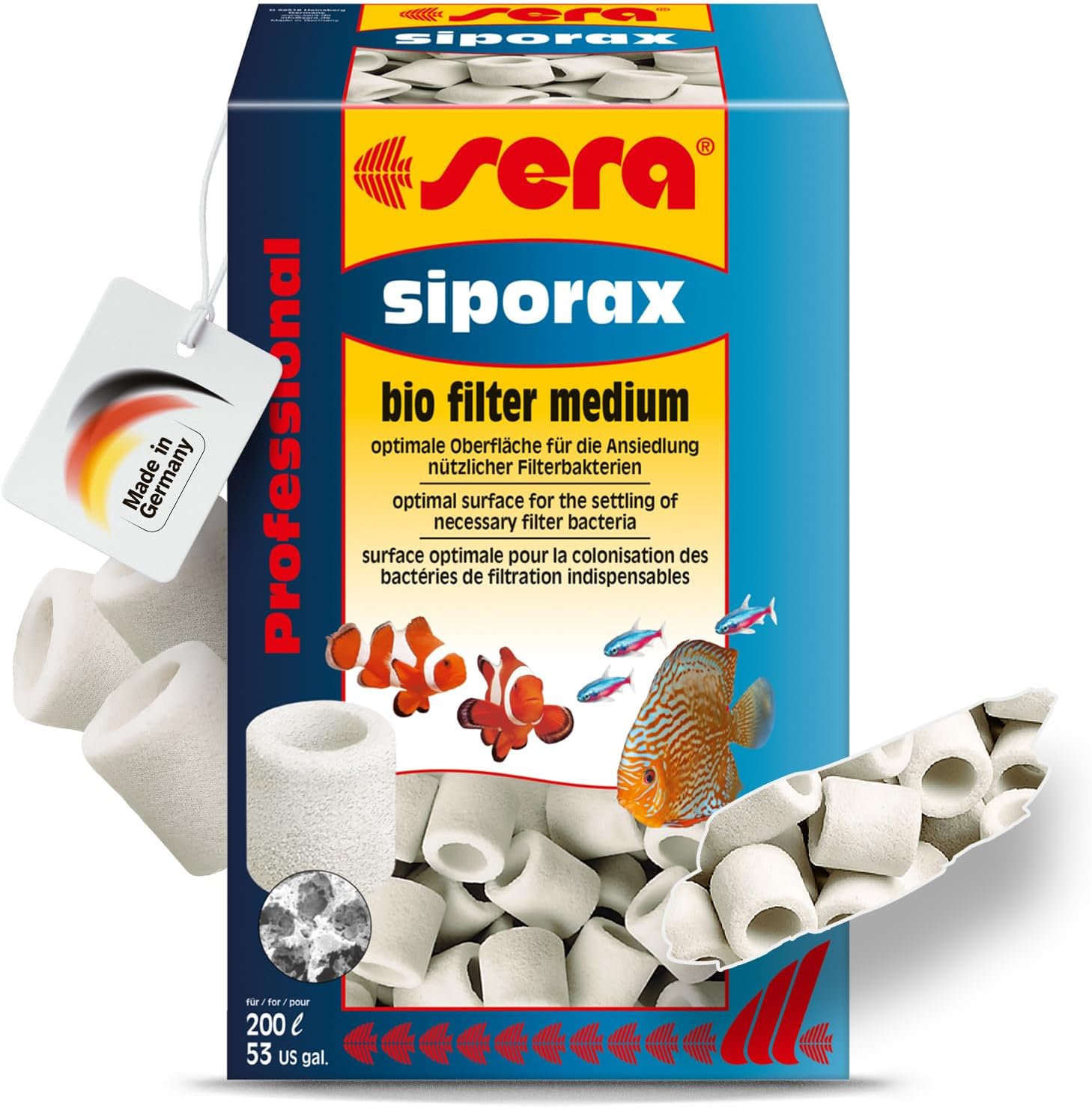 sera siporax Aquarium Filtermaterial